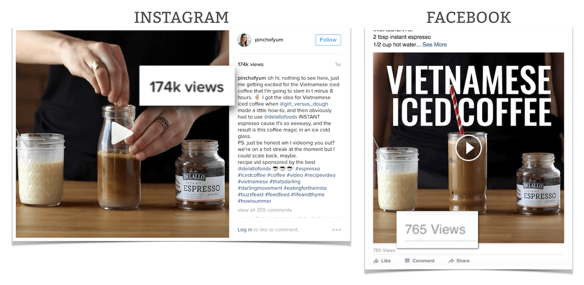 Instagram Video vs Facebook Video.