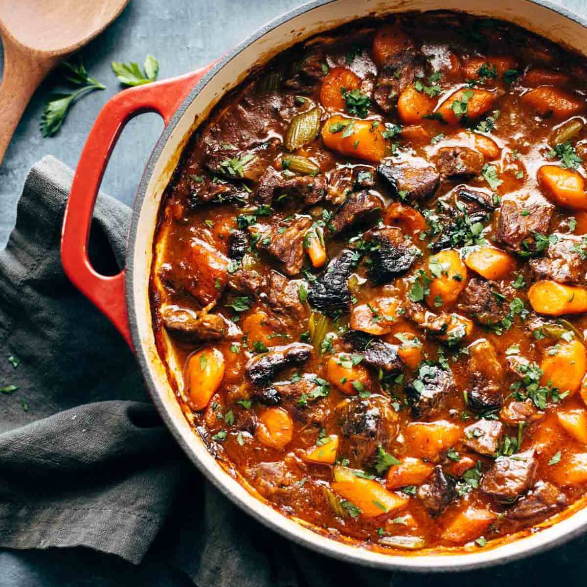 Beef Stew Recipe in Slow Cooker or Instant Pot