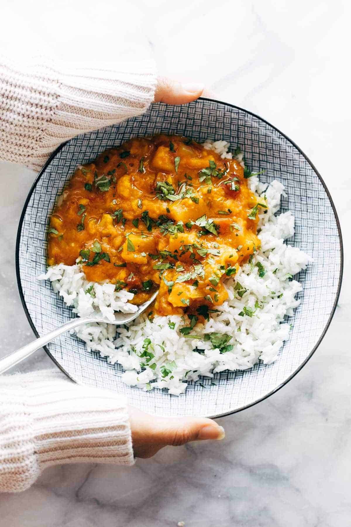 Instant Pot Cauliflower Curry Recipe Pinch of Yum