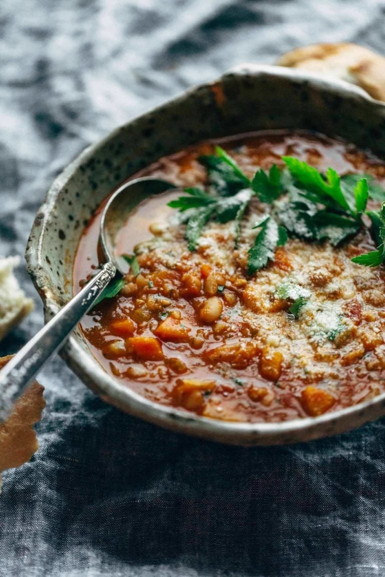 Instant Pot Minestrone Soup Recipe - Pinch of Yum