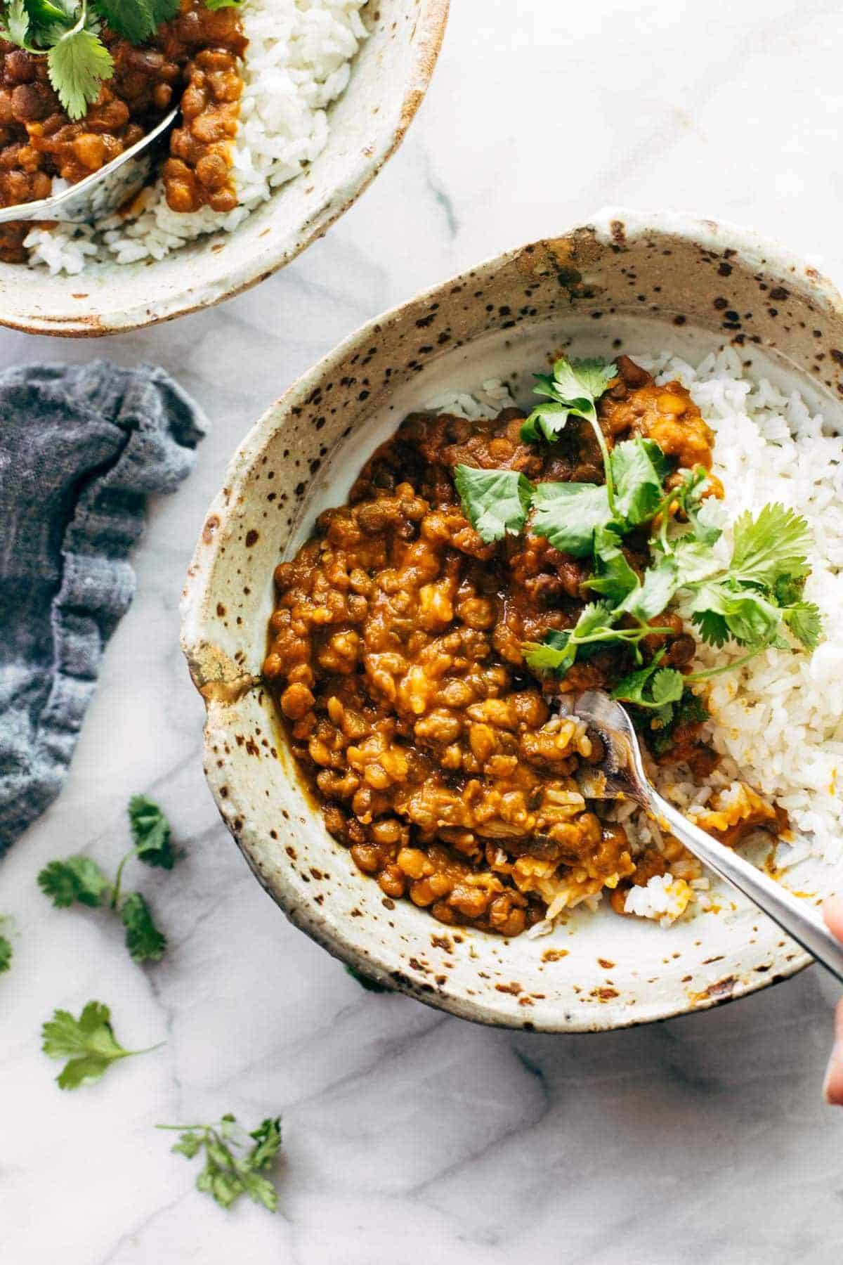 Instant pot recipes online lentils