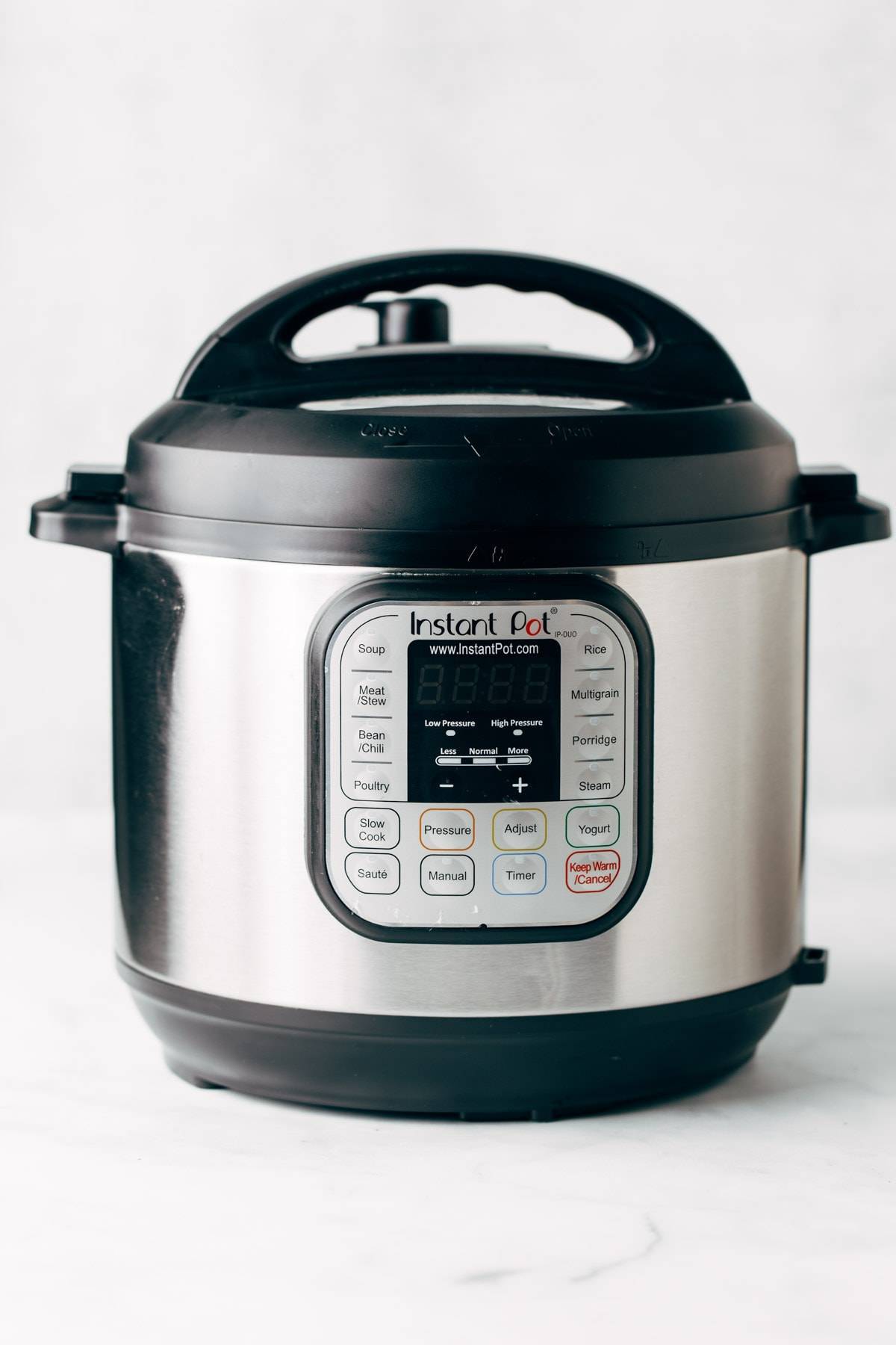 Instant Pot on a countertop.