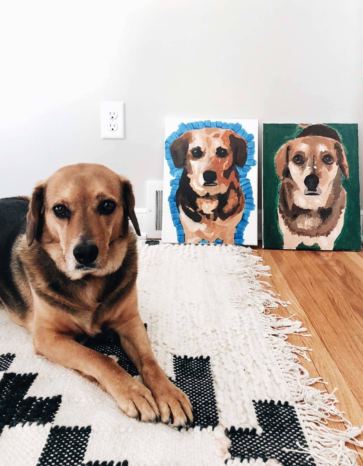 Paint Your Pet Night with Sage.
