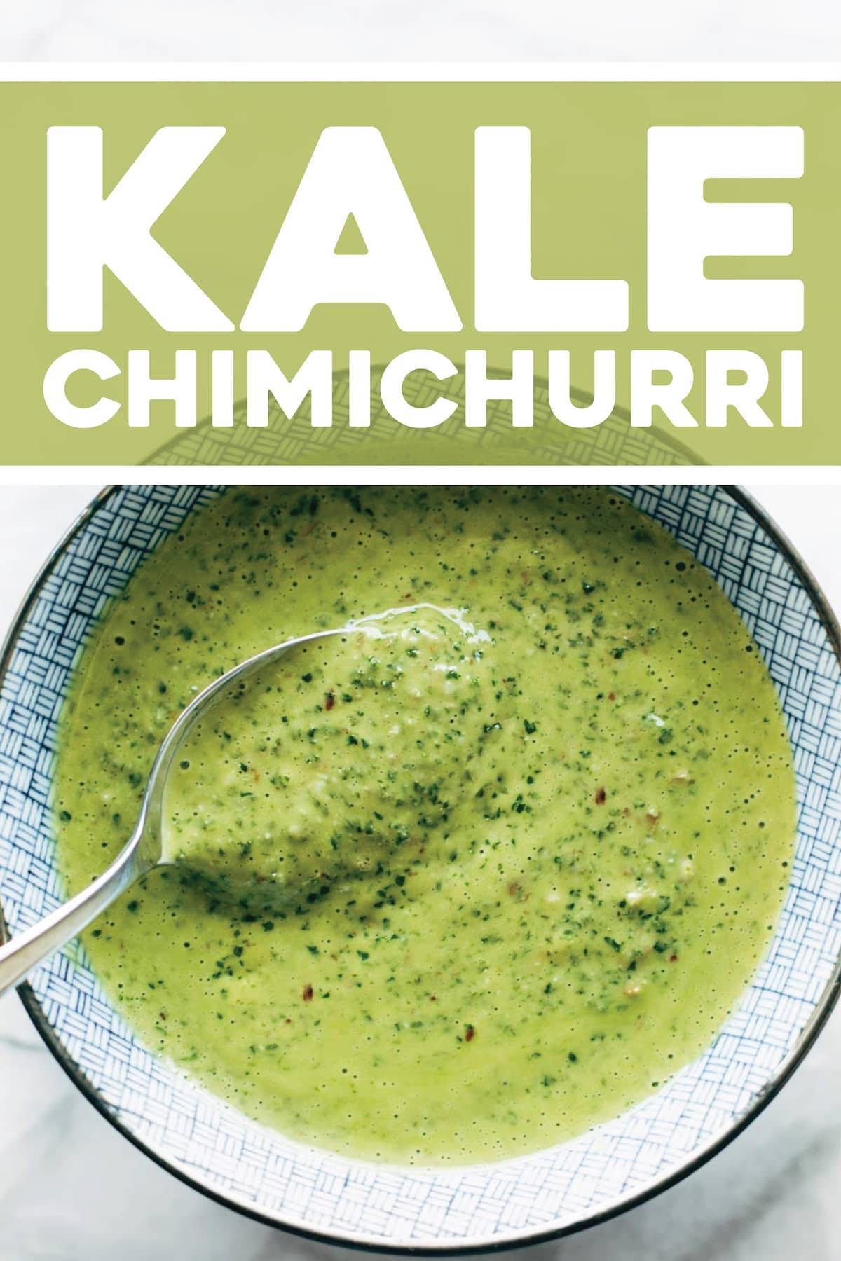 Kale Chimichurri Recipe - Pinch of Yum