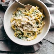 A picture of 5 Ingredient Creamy Kale Pasta