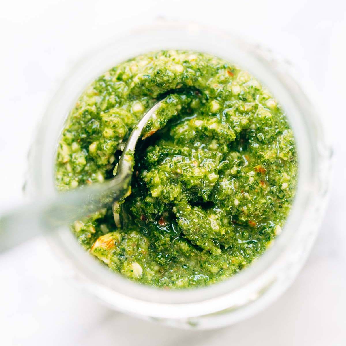 5 Minute Vegan Kale Pesto