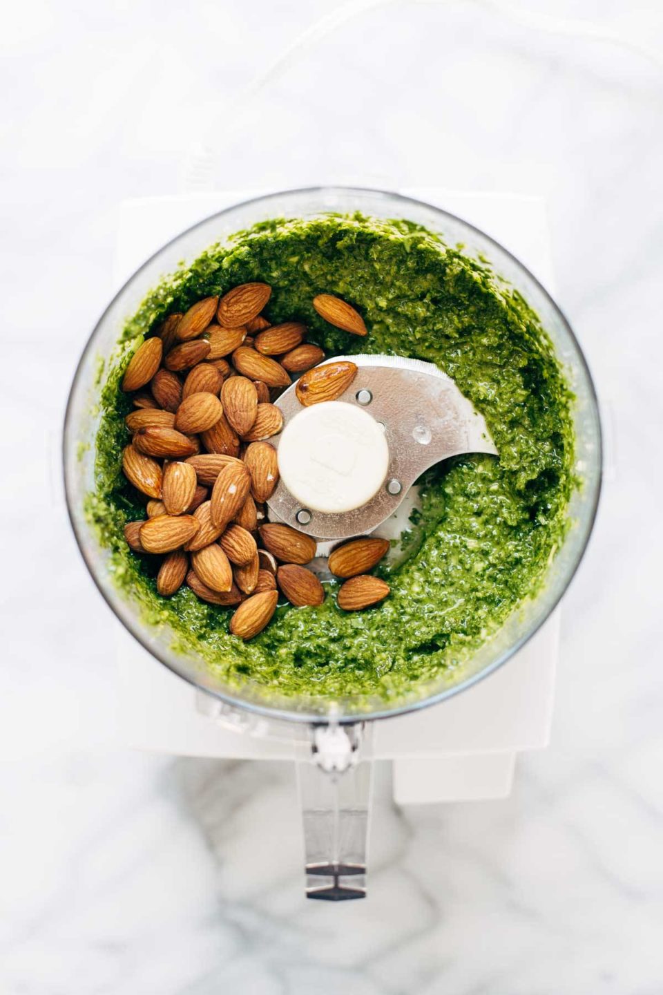 5 Minute Kale Pesto Recipe Pinch of Yum