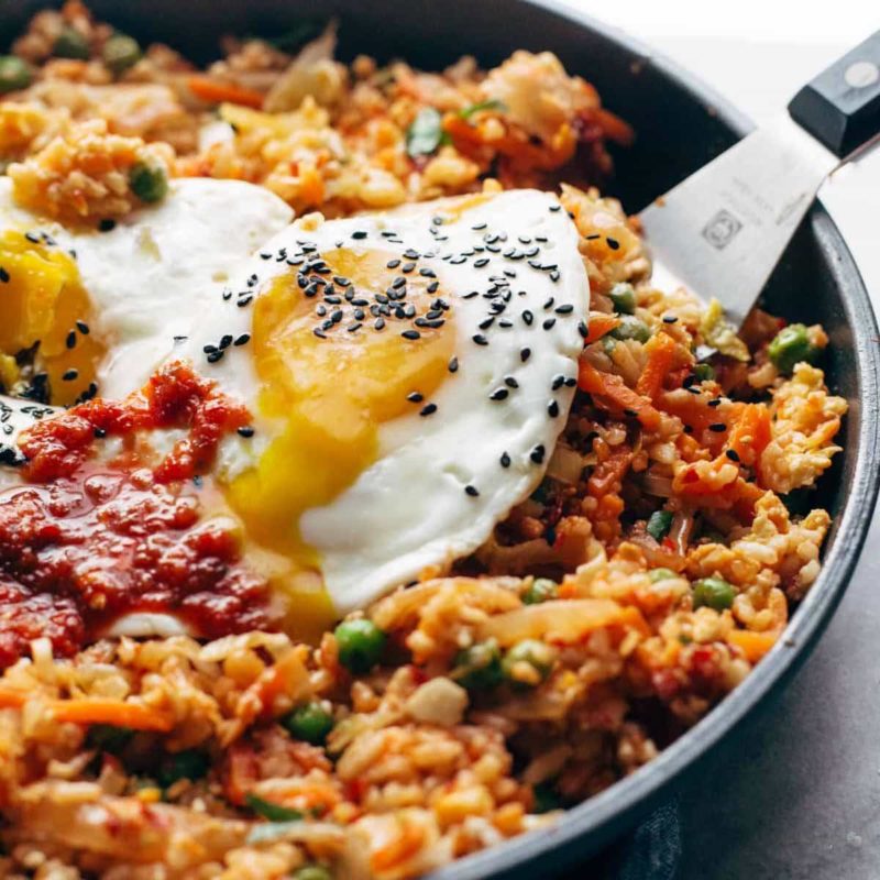 Kimchi Fried Rice Recipe - Pinch of Yum