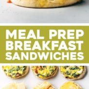 Meal Prep Breakfast Sandwiches Recipe - Pinch of Yum
