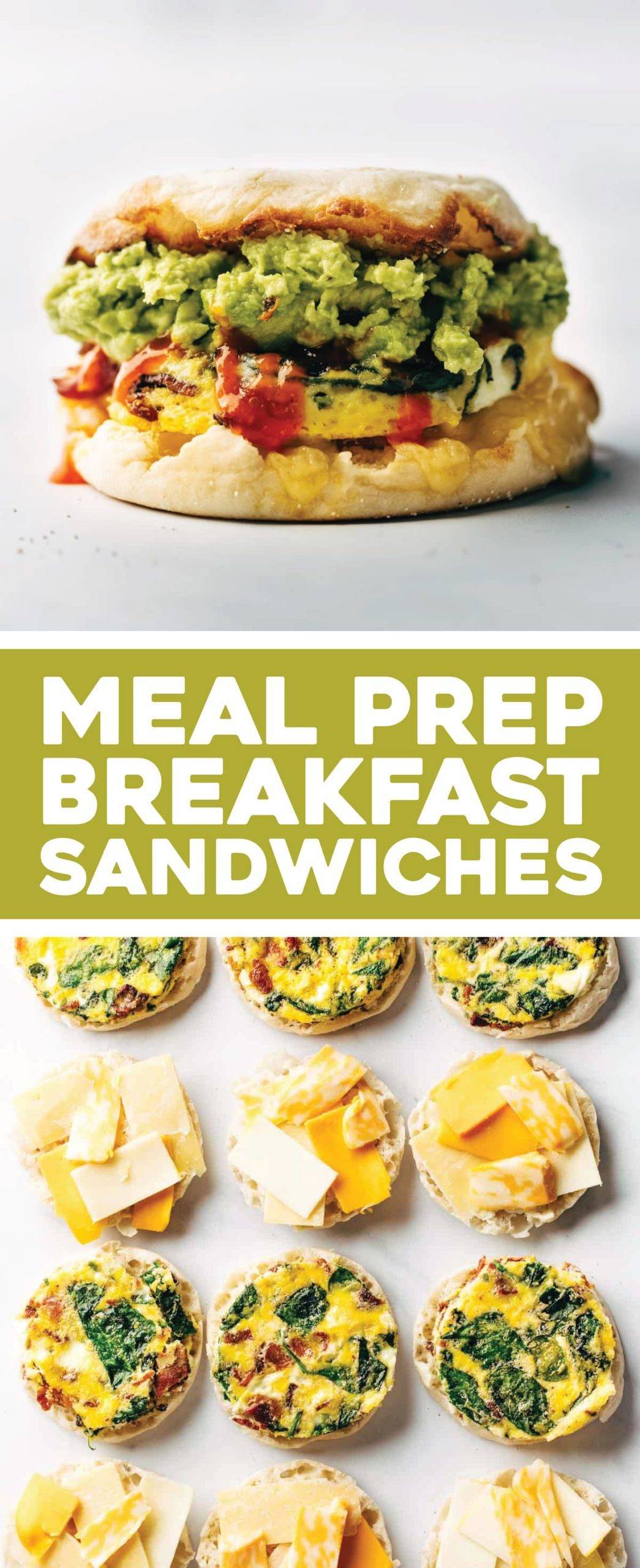 Meal Prep Breakfast Sandwiches Recipe - Pinch of Yum