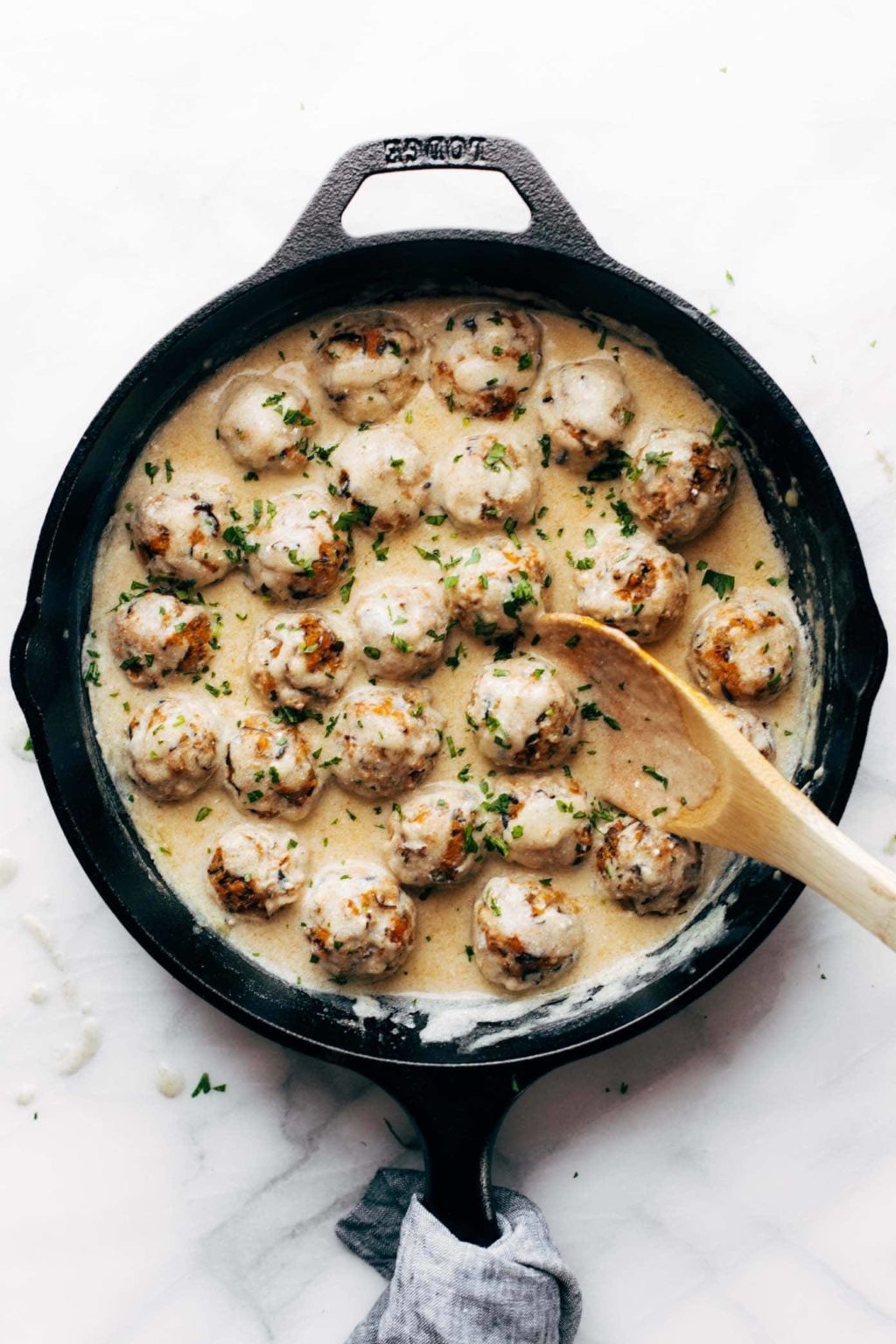 Vegetarian Swedish Meatballs Recipe - Pinch of Yum
