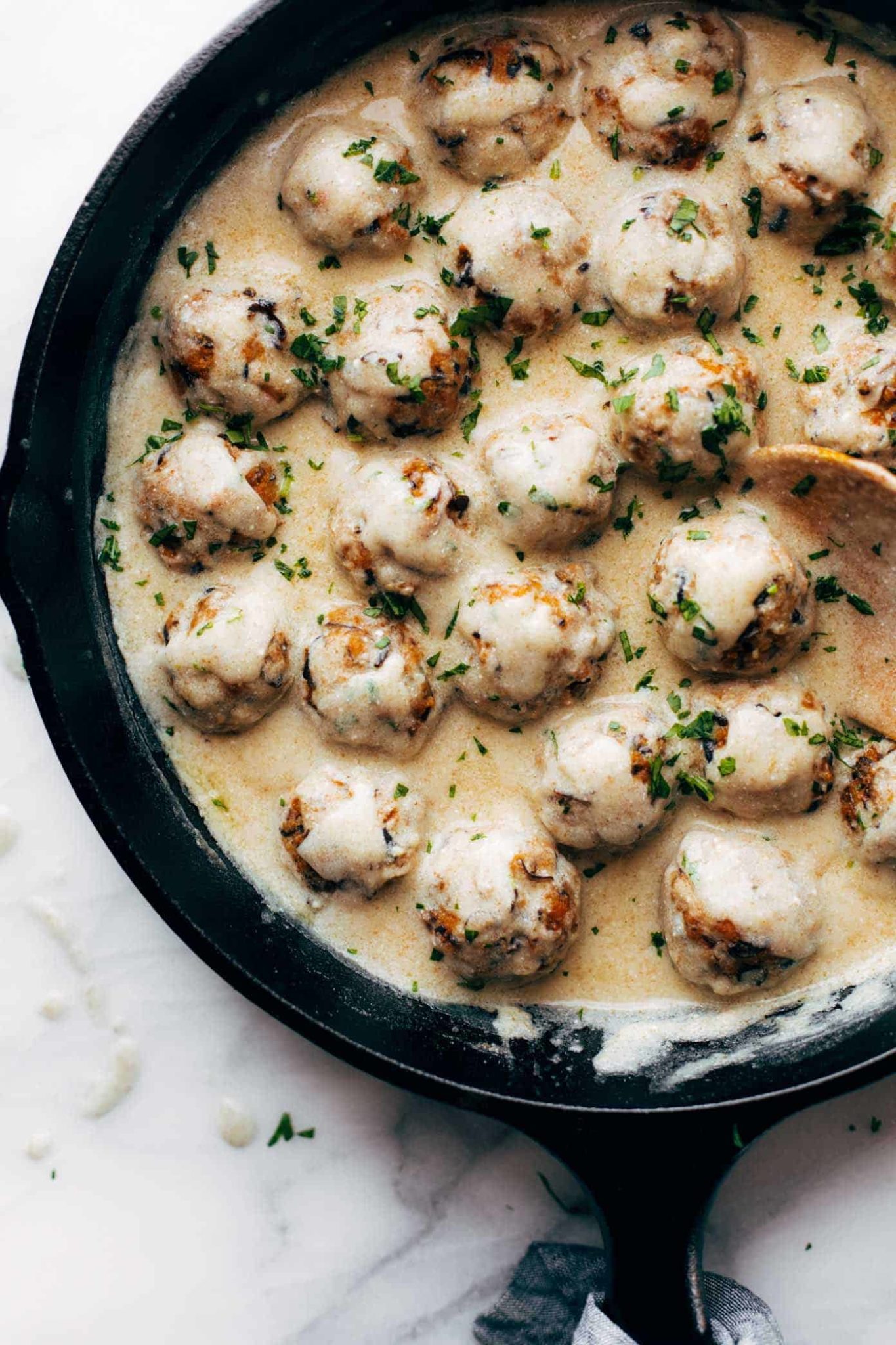 Vegetarian Swedish Meatballs Recipe - Pinch of Yum