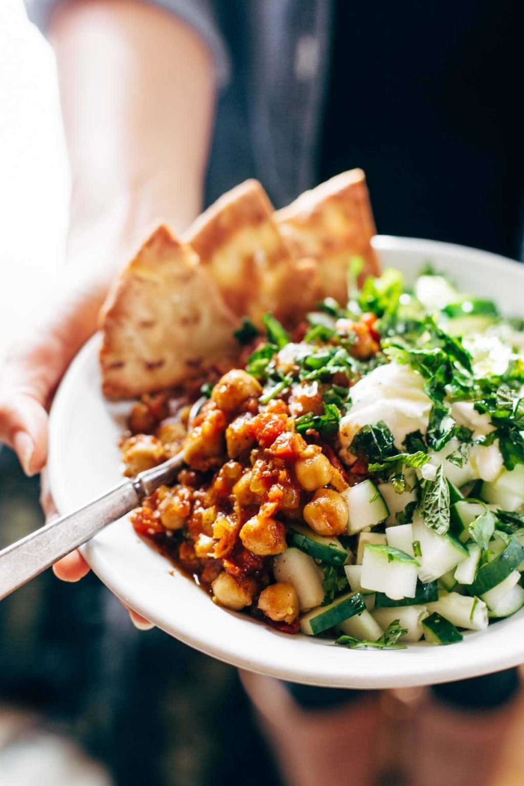 Freezer Meal Spiced Chickpea Bowls Recipe - Pinch of Yum