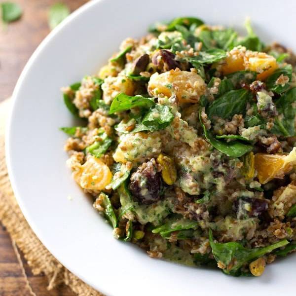 Moroccan Salad with Cilantro Orange Dressing Recipe Pinch of Yum