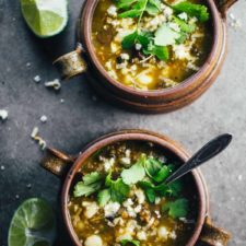Mushroom Poblano Posole Verde-image