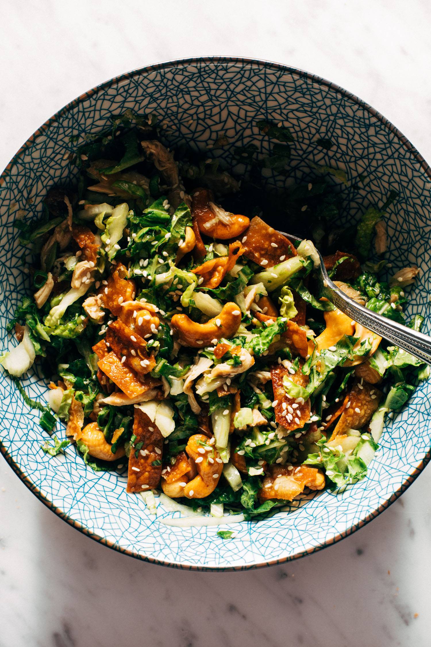 Napa Chicken Salad with Sesame Dressing