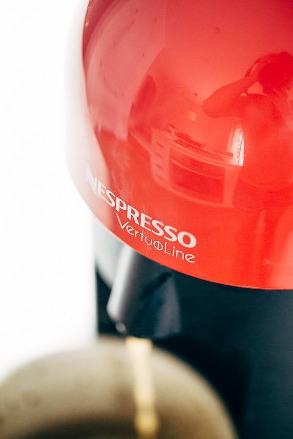 Nespresso VertuoLine red.