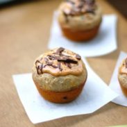 A picture of Peanut Butter Banana Flax Muffins