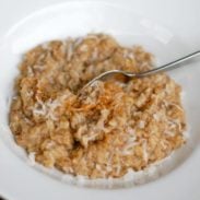 A picture of Coconut Peanut Butter Oatmeal