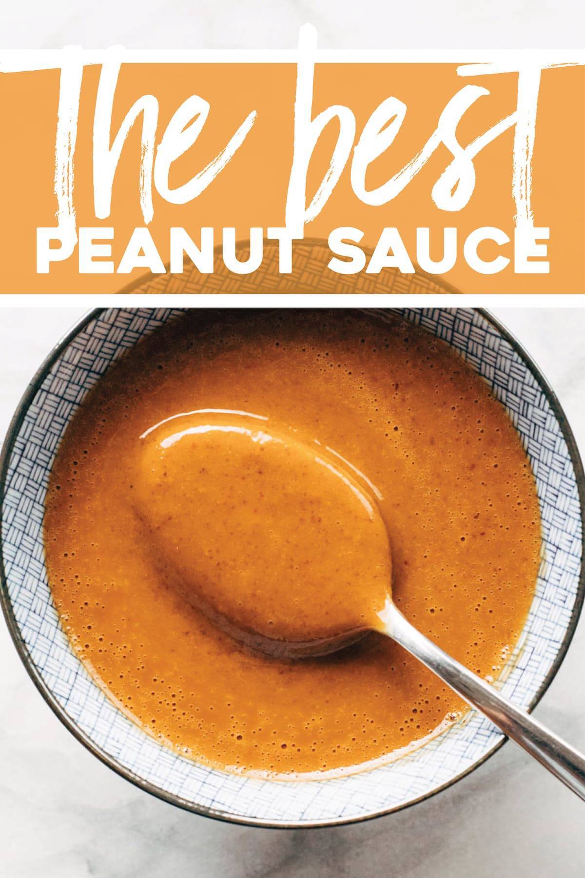 The Very Best Peanut Sauce Recipe Pinch Of Yum   Peanut Sauce 01 