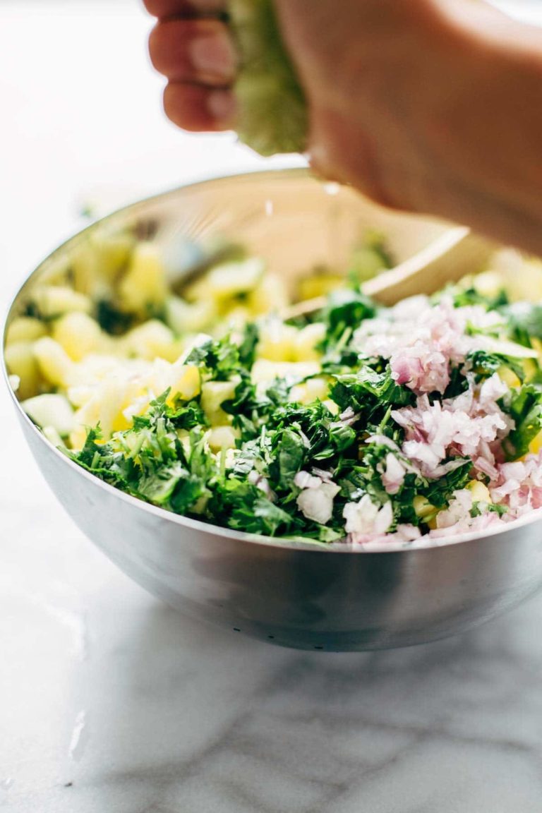 Caramelized Pork Tacos with Pineapple Salsa Recipe Pinch of Yum