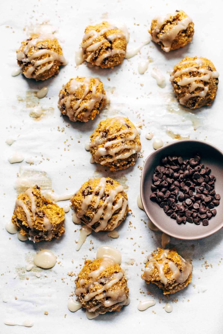 Pumpkin Bites with Maple Glaze Recipe - Pinch of Yum