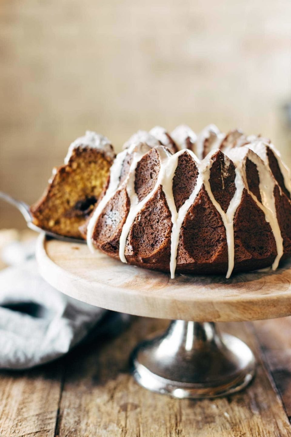 Pumpkin Bundt Cake and Baby Shower Recipe - Pinch of Yum