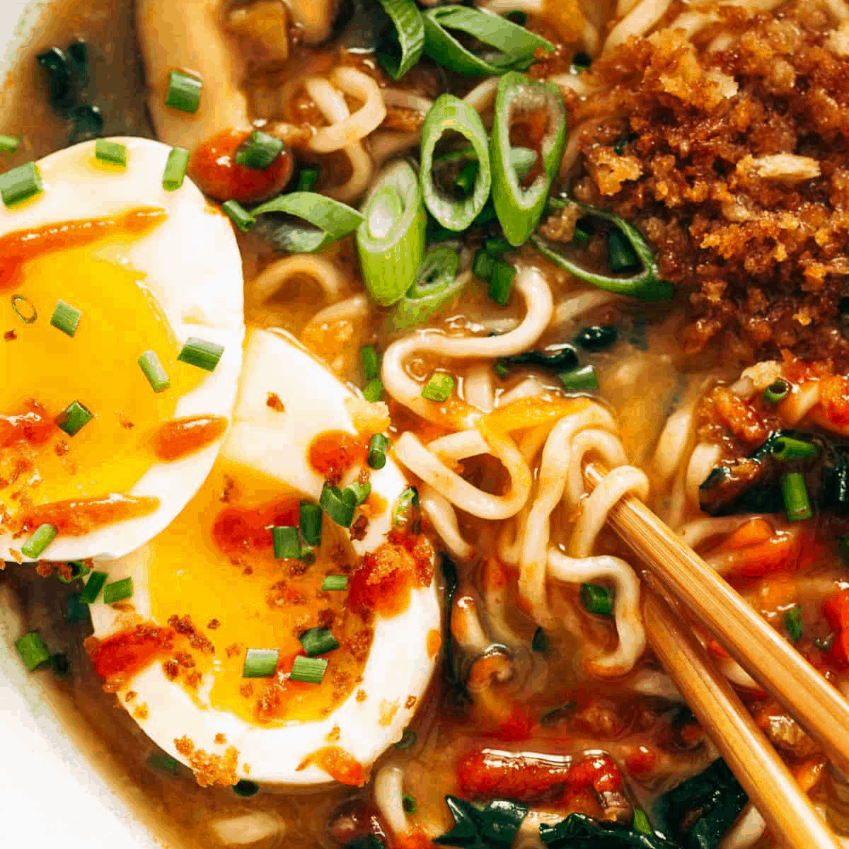 Quick Homemade Ramen via Pinch of Yum 