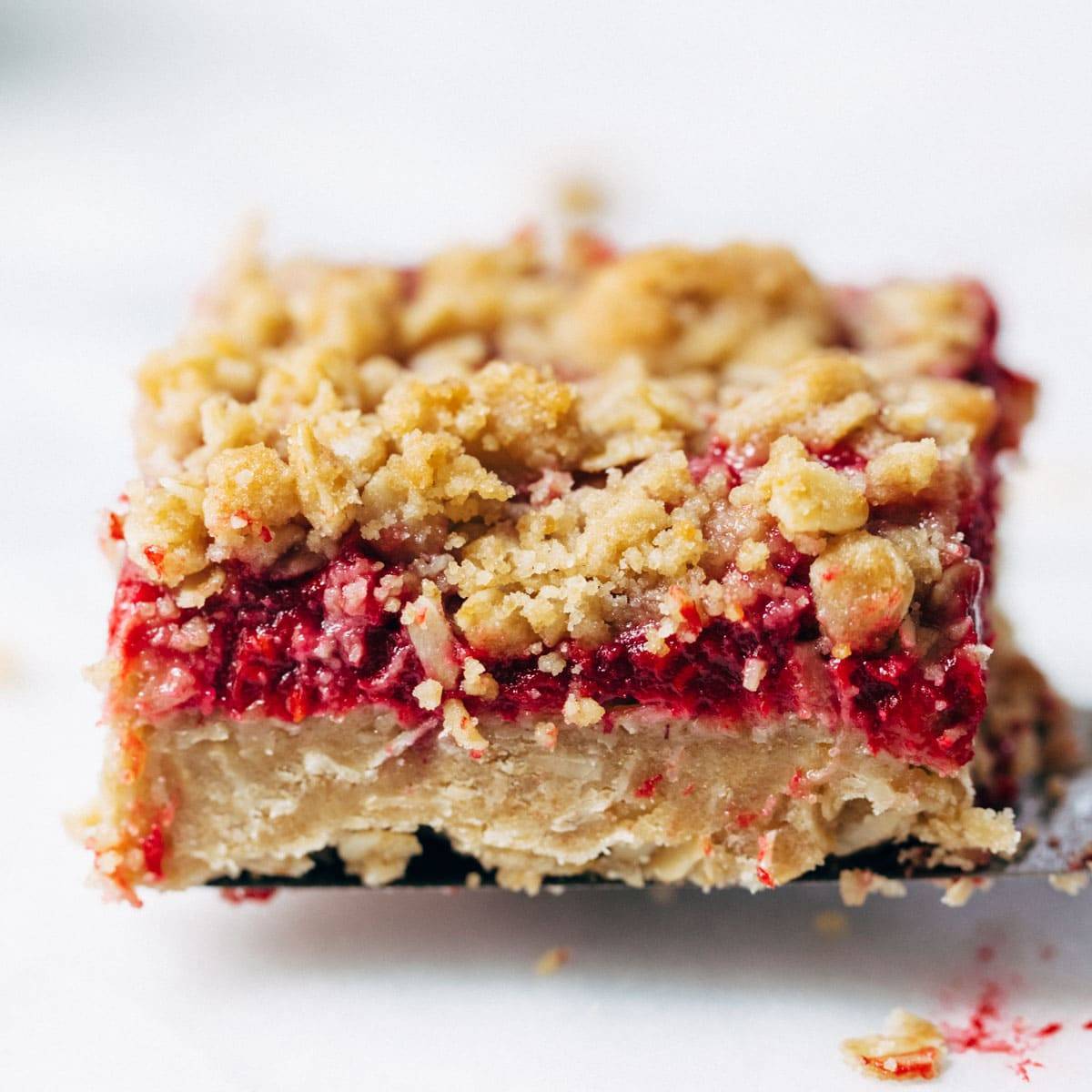 Raspberry Crumble Bar.