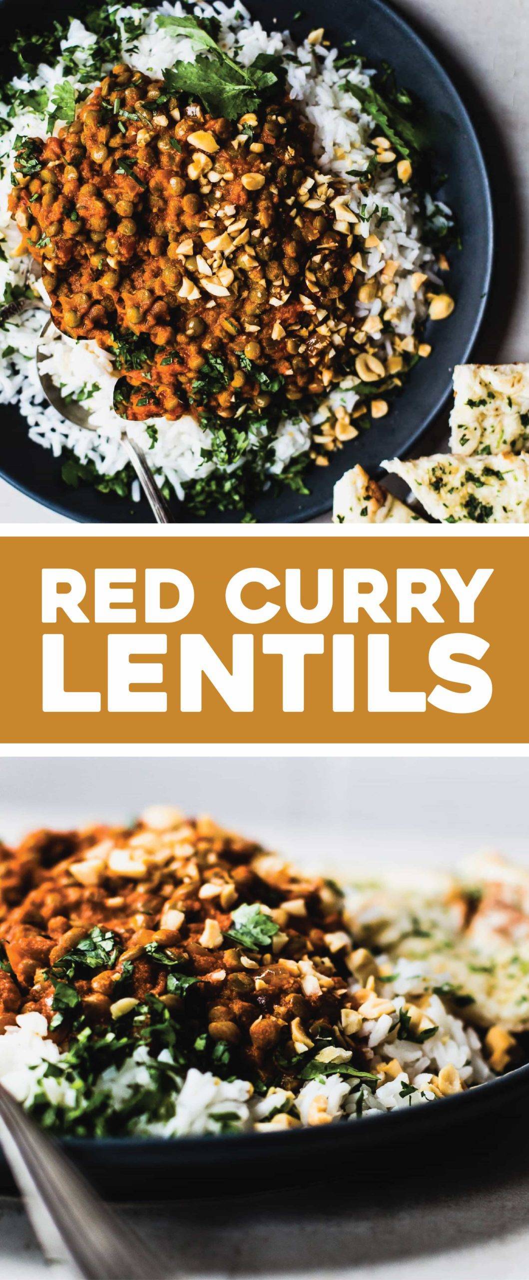 Red Curry Lentils Recipe - Pinch of Yum