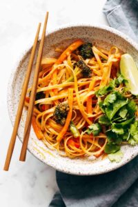 Red Curry Noodles Recipe Pinch Of Yum   Red Curry Noodles Stir Fry 200x300 