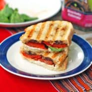 Red Pepper & Goat Cheese Panini