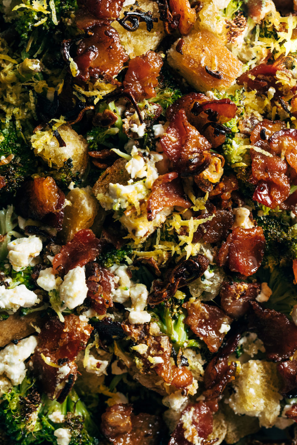 Liz's Roasted Broccoli Salad Recipe Pinch of Yum