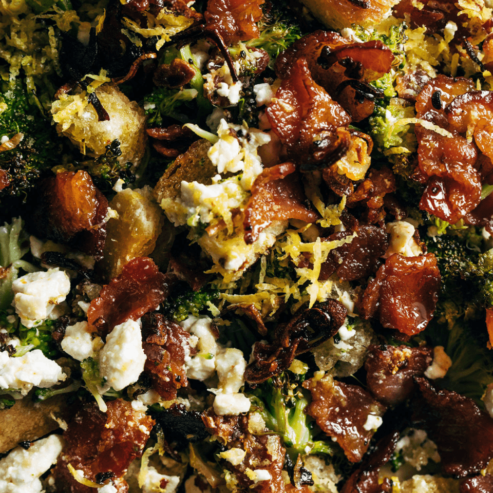 Liz's Roasted Broccoli Salad Recipe - Pinch of Yum