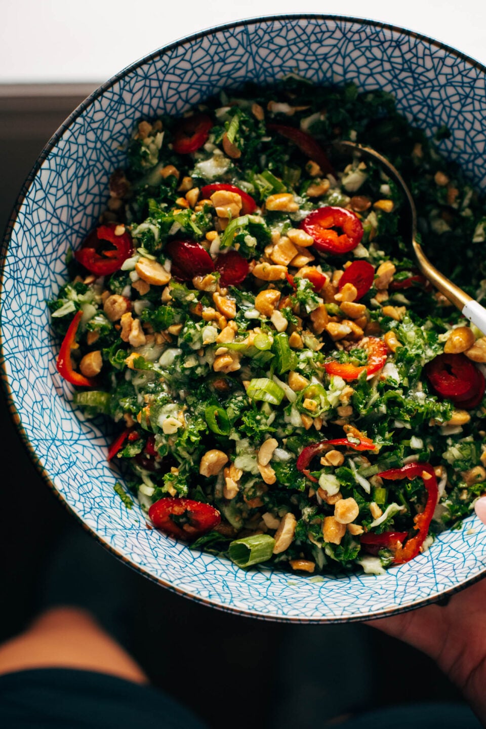 Roasted Peanut Kale Crunch Salad Recipe Recipe Concepts