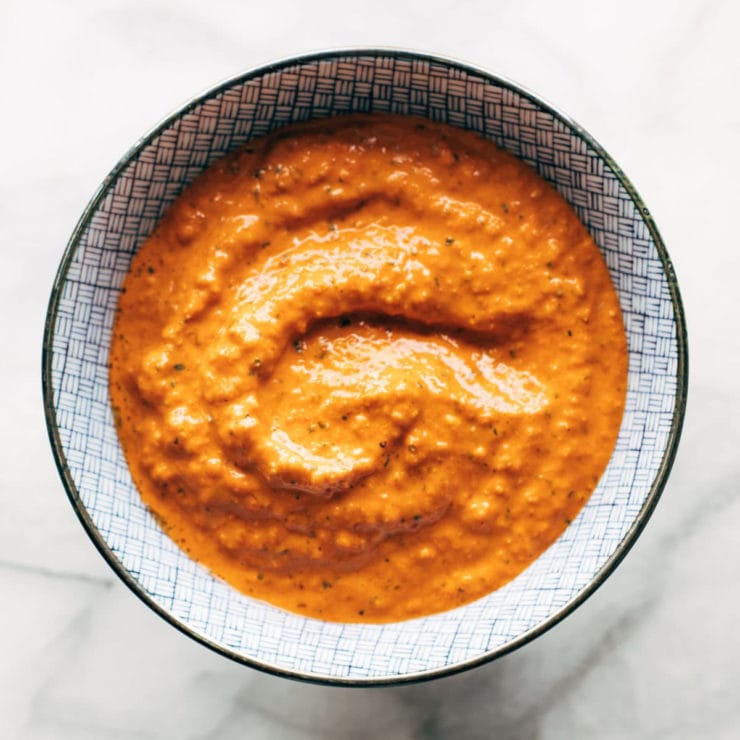 Roasted Red Pepper Sauce Recipe Pinch Of Yum 9937