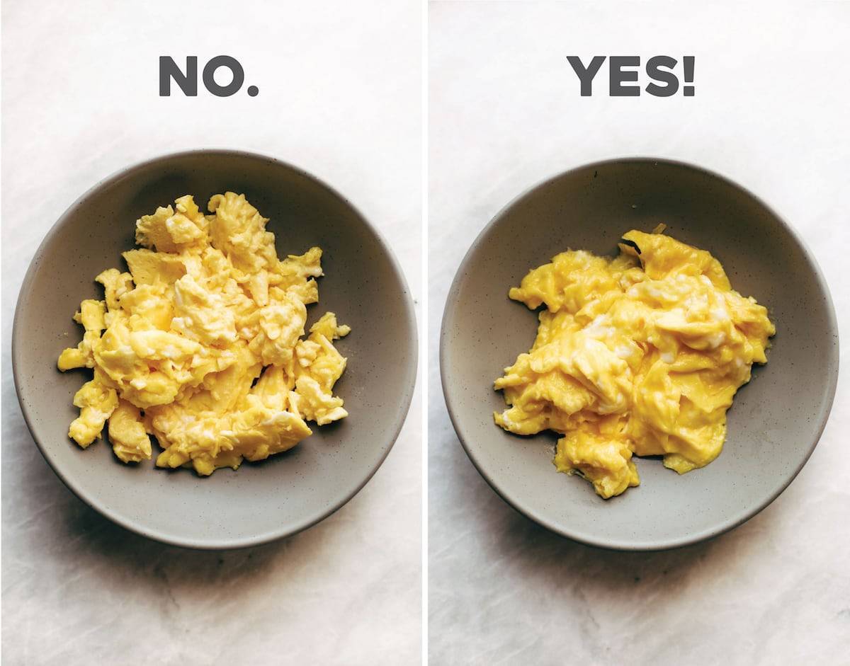 Soft and Creamy Scrambled Eggs