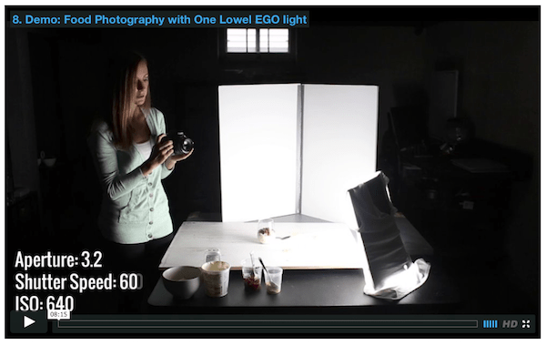 Artificial Lighting with Food Photography