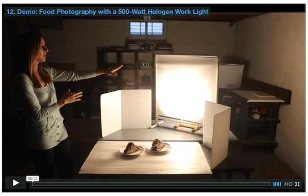 Artificial Lighting with Food Photography.