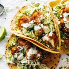Spicy Shrimp Tacos with Garlic Cilantro Lime Slaw-image