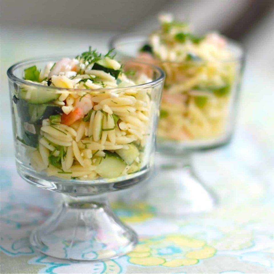 Shrimp and Feta Orzo Recipe - Pinch of Yum
