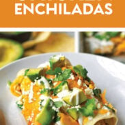 Skinny Chicken Enchiladas Pin