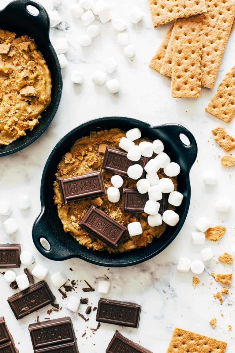 Deep Dish S'mores Bowls For Two Recipe Pinch of Yum