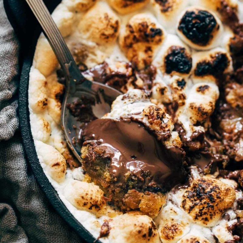 A picture of Deep Dish S'mores Bowls For Two
