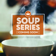 Image advertising the soup series coming.