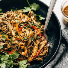 Spicy Peanut Soba Noodle Salad-image