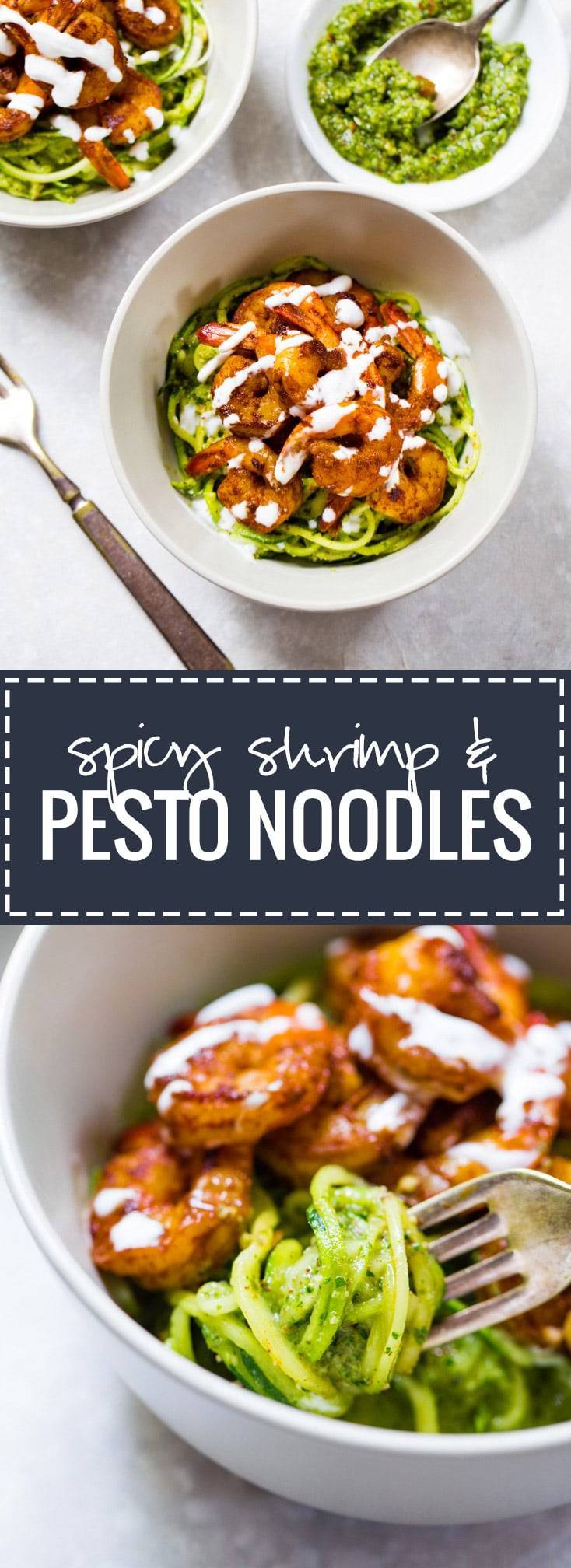 Spicy-Shrimp-with-Pesto-Noodles