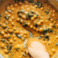 Steph's Chickpea Curry with Spinach and Rice-image