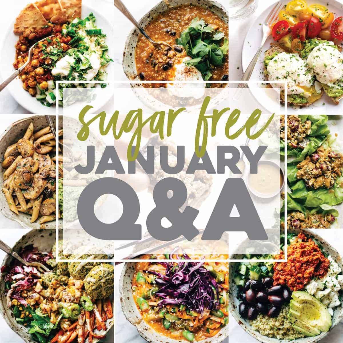 Question and Answers about Sugar free January recipes.