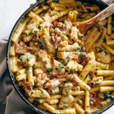 Sun Dried Tomato Chicken Florentine Pasta-image